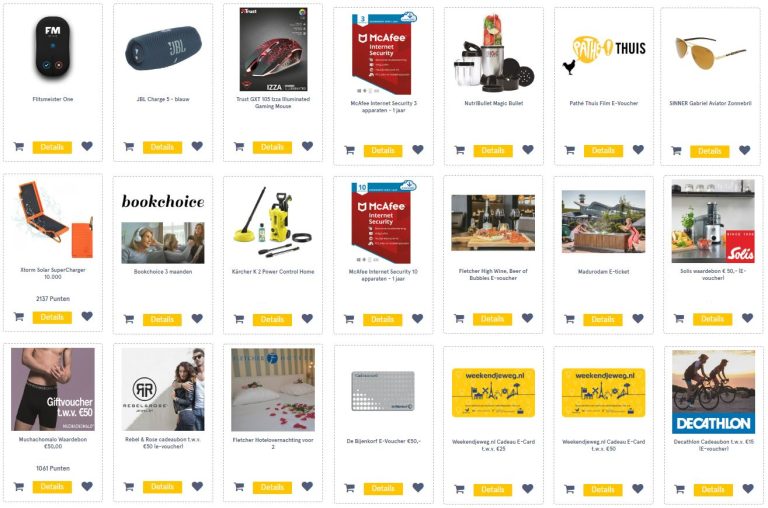 Sparen voor cadeaus